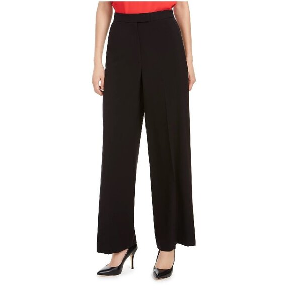 Anne Klein Stretch Wide-Leg Trouser Pants - Picture 2 of 7